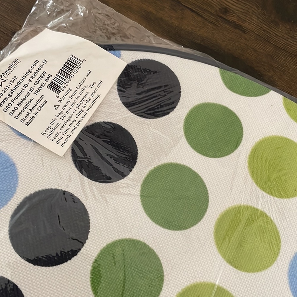 New In‎ Package * Dessert Travel Bag * 11" Diameter x 4" Height - Picture 6 of 6